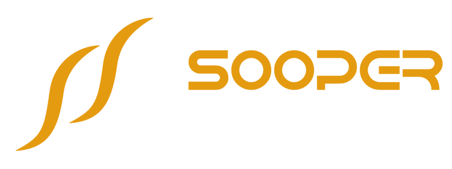 Sooper Solutions white logo
